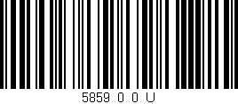 Código de barras (EAN, GTIN, SKU, ISBN): '5859_0_0_U'