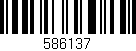 Código de barras (EAN, GTIN, SKU, ISBN): '586137'