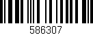Código de barras (EAN, GTIN, SKU, ISBN): '586307'