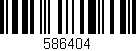 Código de barras (EAN, GTIN, SKU, ISBN): '586404'