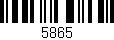 Código de barras (EAN, GTIN, SKU, ISBN): '5865'