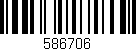 Código de barras (EAN, GTIN, SKU, ISBN): '586706'