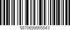 Código de barras (EAN, GTIN, SKU, ISBN): '5870699665843'