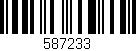 Código de barras (EAN, GTIN, SKU, ISBN): '587233'