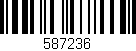 Código de barras (EAN, GTIN, SKU, ISBN): '587236'