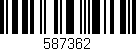 Código de barras (EAN, GTIN, SKU, ISBN): '587362'