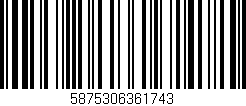 Código de barras (EAN, GTIN, SKU, ISBN): '5875306361743'
