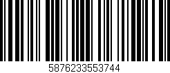 Código de barras (EAN, GTIN, SKU, ISBN): '5876233553744'