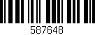 Código de barras (EAN, GTIN, SKU, ISBN): '587648'