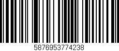 Código de barras (EAN, GTIN, SKU, ISBN): '5876953774238'