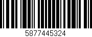Código de barras (EAN, GTIN, SKU, ISBN): '5877445324'