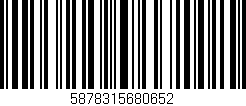 Código de barras (EAN, GTIN, SKU, ISBN): '5878315680652'