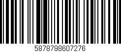 Código de barras (EAN, GTIN, SKU, ISBN): '5878798607276'