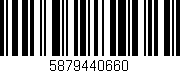 Código de barras (EAN, GTIN, SKU, ISBN): '5879440660'
