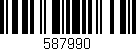 Código de barras (EAN, GTIN, SKU, ISBN): '587990'