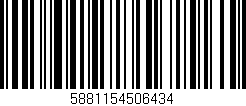 Código de barras (EAN, GTIN, SKU, ISBN): '5881154506434'