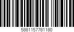 Código de barras (EAN, GTIN, SKU, ISBN): '5881157781180'