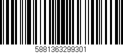 Código de barras (EAN, GTIN, SKU, ISBN): '5881363299301'