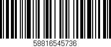 Código de barras (EAN, GTIN, SKU, ISBN): '58816545736'