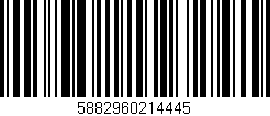 Código de barras (EAN, GTIN, SKU, ISBN): '5882960214445'