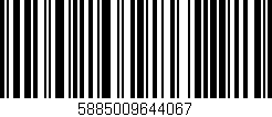 Código de barras (EAN, GTIN, SKU, ISBN): '5885009644067'