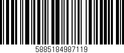 Código de barras (EAN, GTIN, SKU, ISBN): '5885184987119'