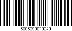 Código de barras (EAN, GTIN, SKU, ISBN): '5885398070249'