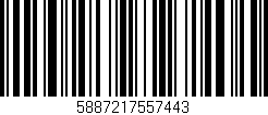 Código de barras (EAN, GTIN, SKU, ISBN): '5887217557443'