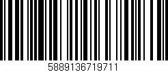 Código de barras (EAN, GTIN, SKU, ISBN): '5889136719711'
