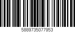 Código de barras (EAN, GTIN, SKU, ISBN): '5889735077953'