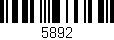 Código de barras (EAN, GTIN, SKU, ISBN): '5892'