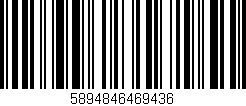 Código de barras (EAN, GTIN, SKU, ISBN): '5894846469436'