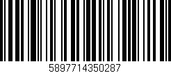 Código de barras (EAN, GTIN, SKU, ISBN): '5897714350287'