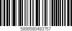 Código de barras (EAN, GTIN, SKU, ISBN): '5898580493757'