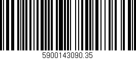 Código de barras (EAN, GTIN, SKU, ISBN): '5900143090.35'