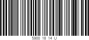 Código de barras (EAN, GTIN, SKU, ISBN): '5900_18_14_U'