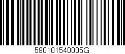Código de barras (EAN, GTIN, SKU, ISBN): '590101540005G'