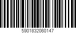 Código de barras (EAN, GTIN, SKU, ISBN): '5901832060147'