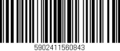 Código de barras (EAN, GTIN, SKU, ISBN): '5902411560843'