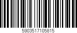Código de barras (EAN, GTIN, SKU, ISBN): '5903517105815'
