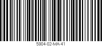 Código de barras (EAN, GTIN, SKU, ISBN): '5904-02-MA-41'