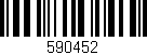 Código de barras (EAN, GTIN, SKU, ISBN): '590452'
