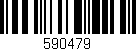 Código de barras (EAN, GTIN, SKU, ISBN): '590479'