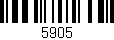 Código de barras (EAN, GTIN, SKU, ISBN): '5905'