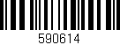 Código de barras (EAN, GTIN, SKU, ISBN): '590614'