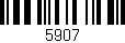 Código de barras (EAN, GTIN, SKU, ISBN): '5907'