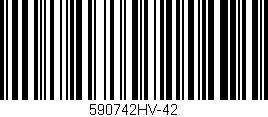 Código de barras (EAN, GTIN, SKU, ISBN): '590742HV-42'