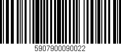Código de barras (EAN, GTIN, SKU, ISBN): '5907900090022'
