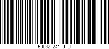 Código de barras (EAN, GTIN, SKU, ISBN): '59082_241_0_U'