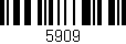 Código de barras (EAN, GTIN, SKU, ISBN): '5909'